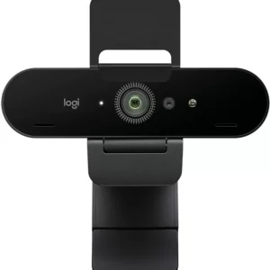 Logitech Brio 4K / Stream Ultra HD Video Calling, Optical Zoom Webcam  (Black)