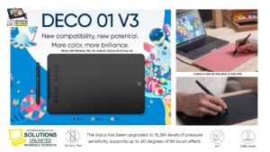 Our Bestseller | 16,384 levels of pressure sensitivity | 10x 6.26 inch Active Area | Works with Windows, Mac OS & Android | 12+1 Months Replacement Warranty |